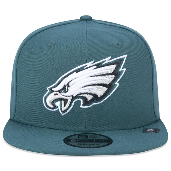 Imagem de Bone New Era 9FIFTY Original Fit Snapback NFL Philadelphia Eagles Aba Reta Verde Aba Reta Snapback Verde