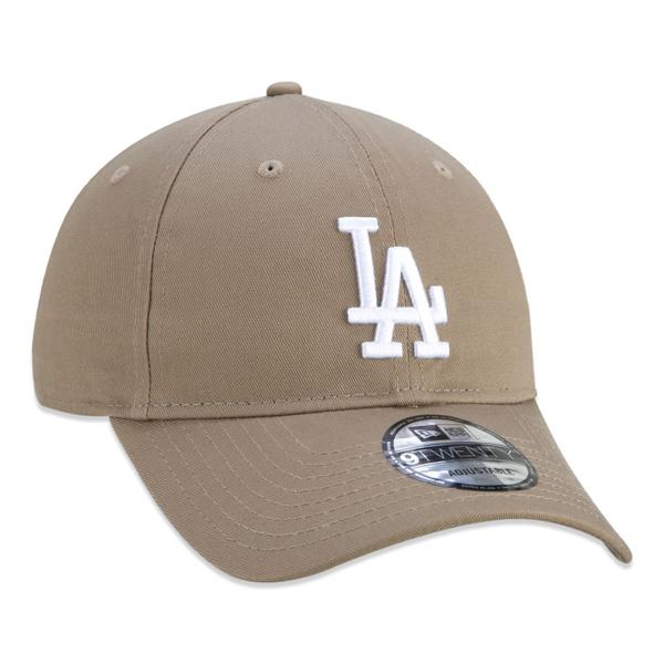 Imagem de Bone New Era 9TWENTY MLB Los Angeles Dodgers Aba Curva Kaki Aba Curva Strapback Kaki