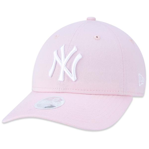 Imagem de Bone New Era Feminino 9TWENTY Strapback MLB New York Yankees Aba Curva Rosa Aba Curva Strapback Rosa