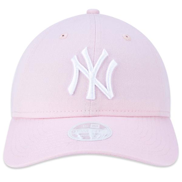 Imagem de Bone New Era Feminino 9TWENTY Strapback MLB New York Yankees Aba Curva Rosa Aba Curva Strapback Rosa