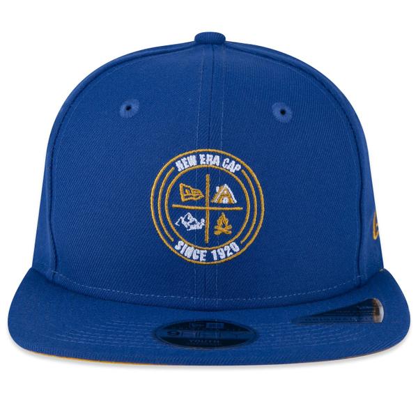 Imagem de Bone New Era Infantil 9FIFTY Original Fit Aba Reta Aba Reta Snapback Royal