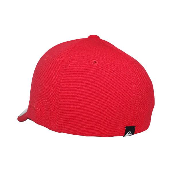 Imagem de Boné Original Quiksilver Flexfit Fechado Juvenil P Plate Coleção Type Silver Red