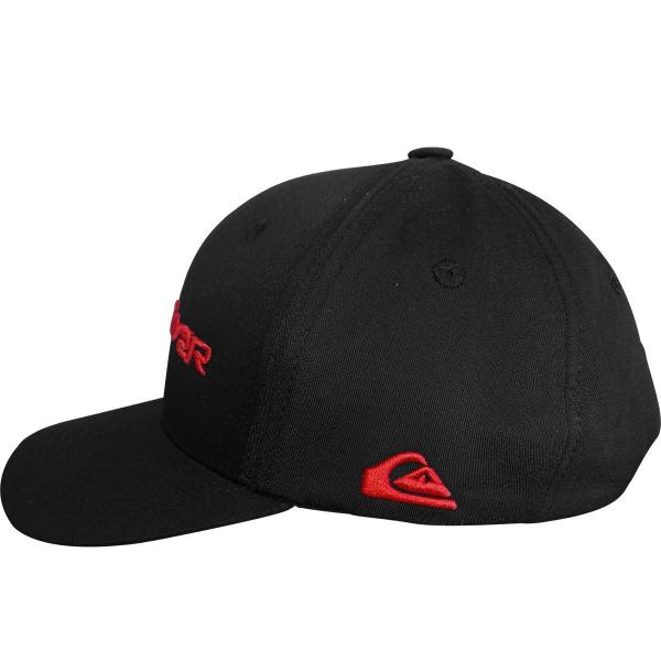 Imagem de Boné Quiksilver Decades Type Preto Com Vermelho