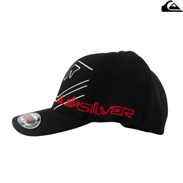 Imagem de Boné Quiksilver Flexfit Emb Side Omni Black M 