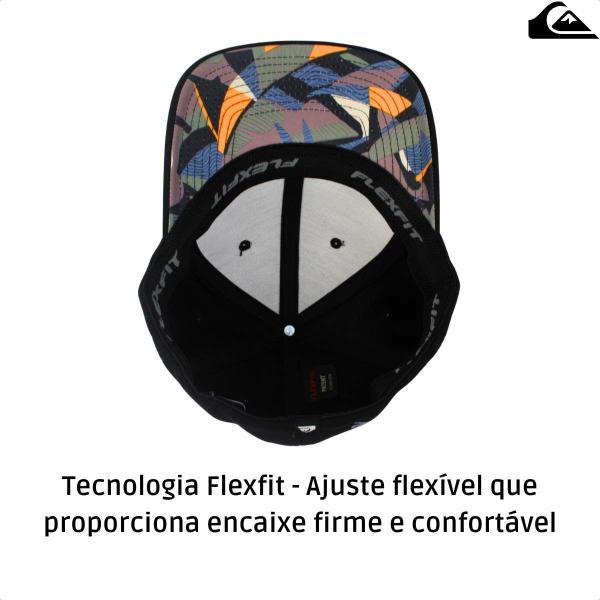 Imagem de Boné Quiksilver Gradient Logo Panel Black M