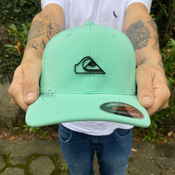 Imagem de Boné Quiksilver Plate Out Black Verde Água Tam U