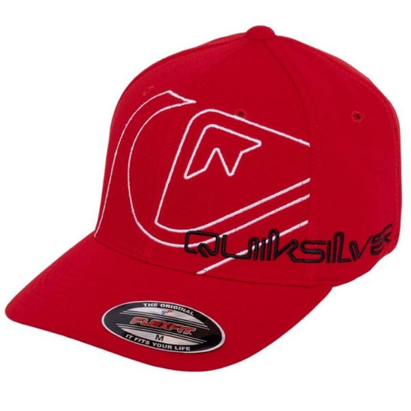 Imagem de Boné Quiksilver Red Flexfit Emb Side Omni