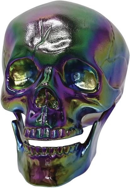 Imagem de Bone Skull Candy Bowl & Skull Oil Slick Iridescente Acabamento