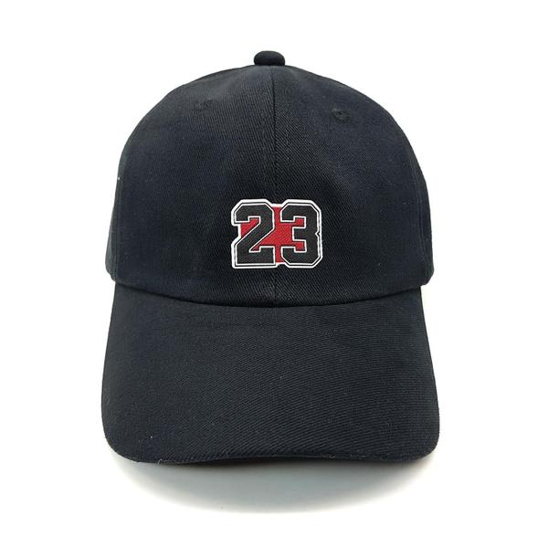 Imagem de Boné Strapback Baseball Preto 23 Basquete Original Côrte