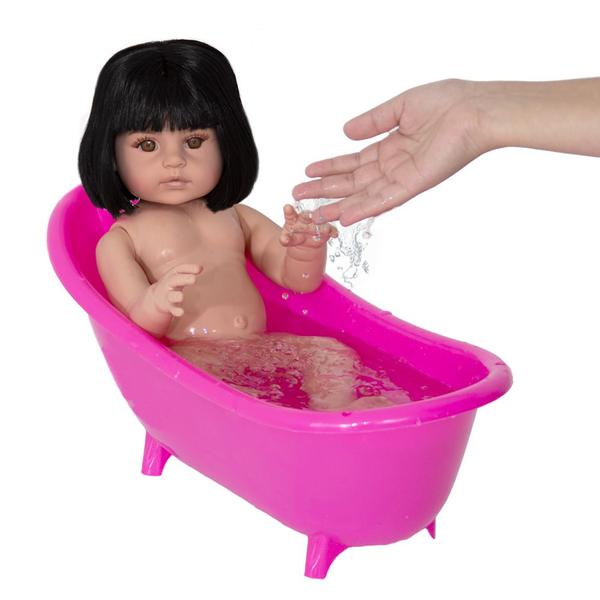 Imagem de Boneca 100% Silicone Realista Baby Alive Enxoval Completo