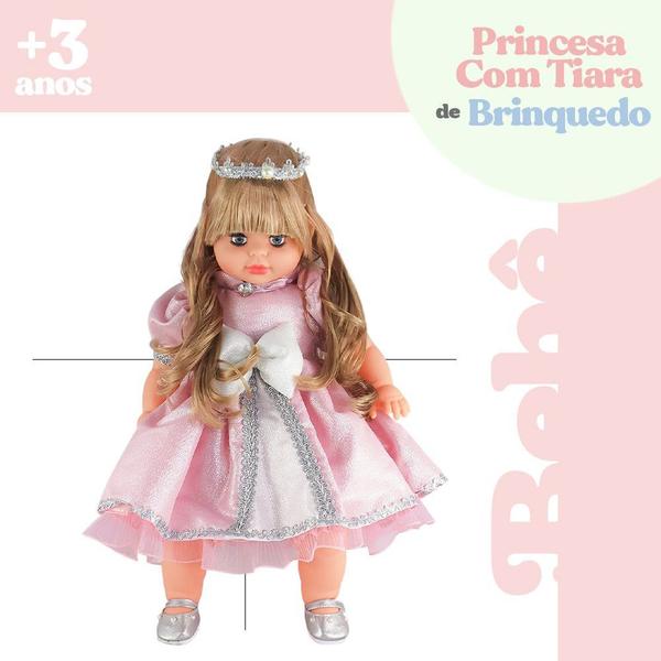 Imagem de Boneca Addara Princesa com Tiara Que Fala