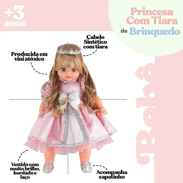 Imagem de Boneca Addara Princesa com Tiara Que Fala