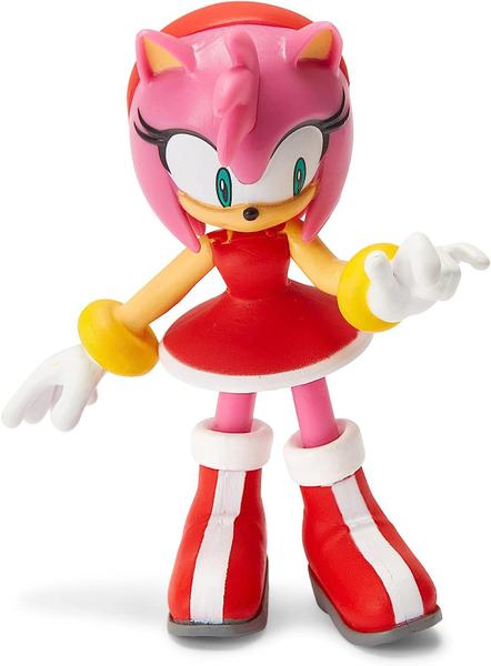 Imagem de Boneca Amy Rose Figura de Ação Montável 10cm Sonic The Hedgehog Amy Rose