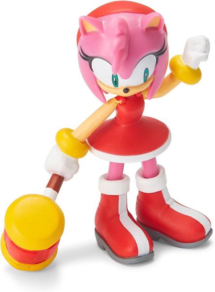 Imagem de Boneca Amy Rose Figura de Ação Montável 10cm Sonic The Hedgehog Amy Rose