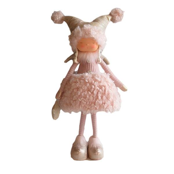 Boneca Angel em Pé de Natal - Rosa - 54cm - 1 unidade - Rizzo Imagem de Boneca Angel em Pé de Natal - Rosa - 54cm - 1 unidade - Rizzo