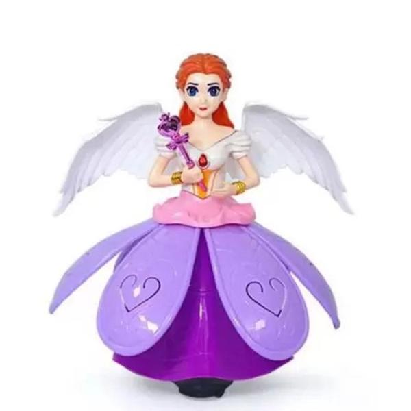 Imagem de Boneca angel girl fada bailarina com som luz e roda