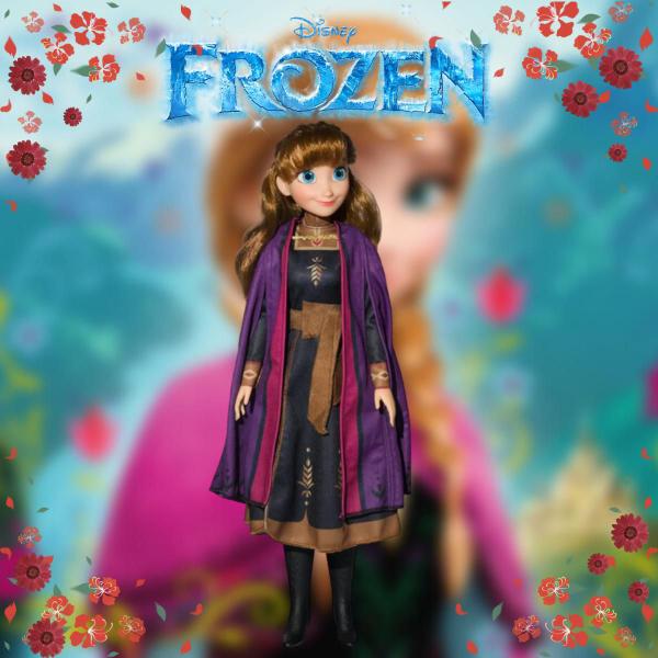 Boneca Anna Frozen Disney Princesa Infantil 55cm Articulada Em Vinil Original Brinquedo Novabrink Imagem de Boneca Anna Frozen Disney Princesa Infantil 55cm Articulada Em Vinil Original Brinquedo Novabrink