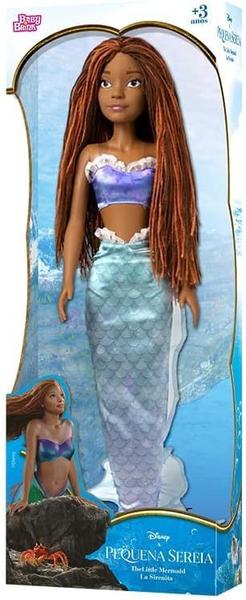 Imagem de Boneca Ariel a Pequena Sereia Filme Disney 55cm - Baby Brink