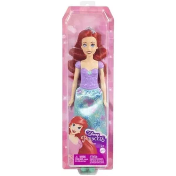 Imagem de Boneca Ariel Princess Da Disney Vestido verde florido e roxo- Mattel - 0194735121618