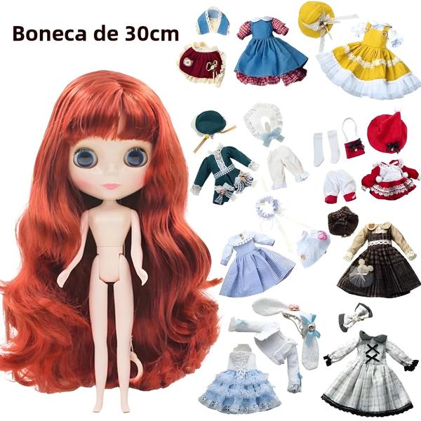 Imagem de Boneca Articulada 30cm com Roupas - Brinquedo para Crianças