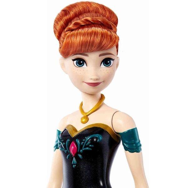 Imagem de Boneca Articulada 30cm Disney Frozen Anna Musical Deluxe Com Vestido De Baile - Hasbro - HPD94