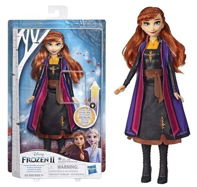 Imagem de Boneca Articulada Anna Aventura No Outono Com Vestido Iluminado - Disney Frozen 2 - Hasbro - E6952