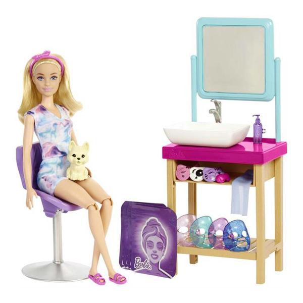 Imagem de Boneca Articulada - Barbie Dia de Spa - Máscara Brilhante - Mattel