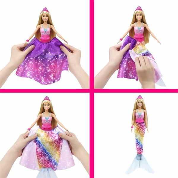 Imagem de Boneca Articulada - Barbie Dreamtopia - 2 em 1 - Princesa-Sereia - Mattel