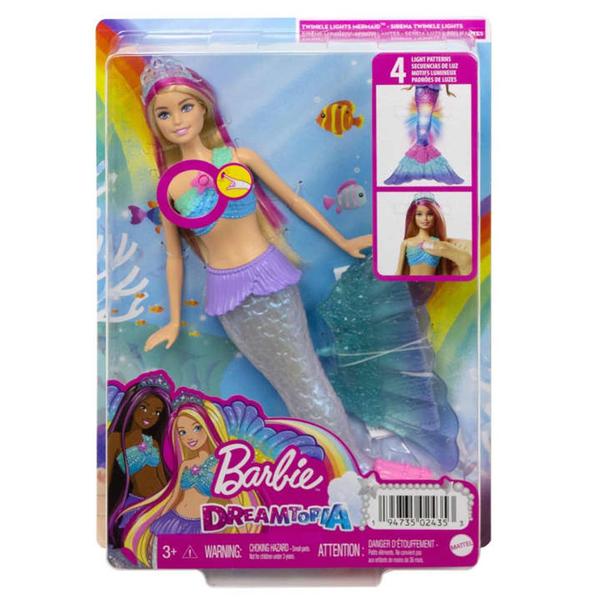 Imagem de Boneca Articulada - Barbie Dreamtopia - Sereia com Luzes Cintilantes - Mattel