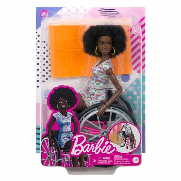 Boneca Articulada - Barbie Fashionista - Cadeira de Rodas - 195 - Mattel Imagem de Boneca Articulada - Barbie Fashionista - Cadeira de Rodas - 195 - Mattel