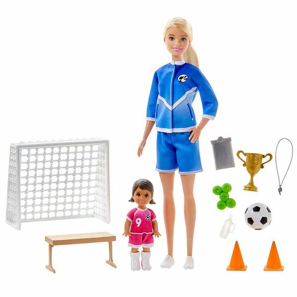 Imagem de Boneca Articulada - Barbie Profissões - Treinadora De Futebol - Loira - Mattel