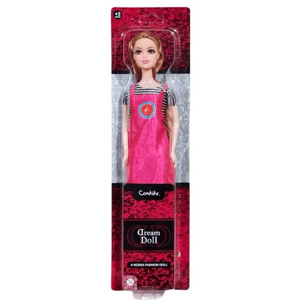 Imagem de Boneca Articulada - Dream Doll - Vestido Rosa - Ruiva - Candide