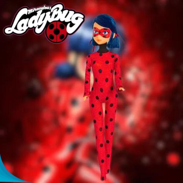 Imagem de Boneca Articulada Ladybug Infantil Brinquedo Para Sua Neta Interativa Menina Ideal Para Presente