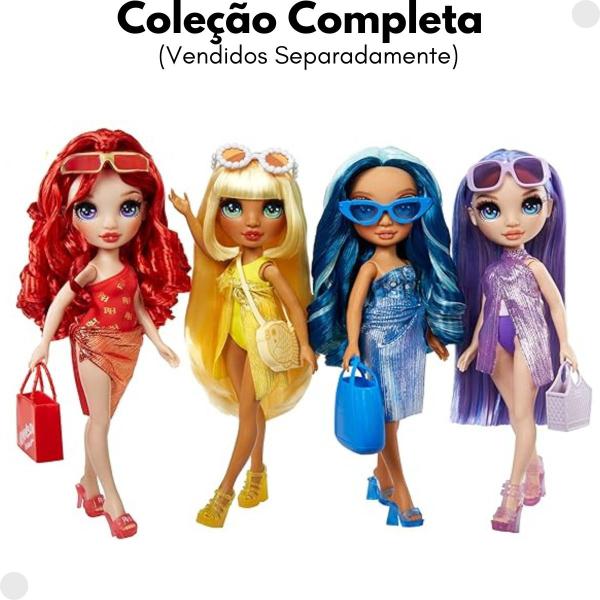 Imagem de Boneca Articulada Rainbow High Swim e Style Skyler Blue 507307 - MGA