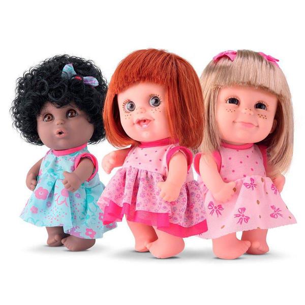 Boneca Babies Expressões Trigêmeas Sortidas, Bee Toys Imagem de Boneca Babies Expressões Trigêmeas Sortidas, Bee Toys