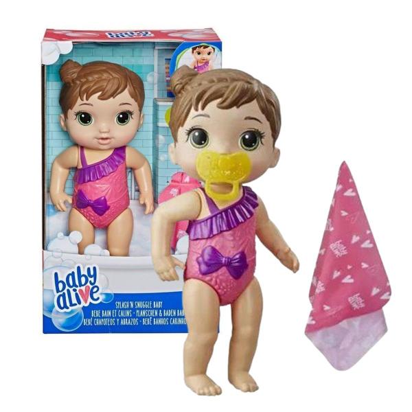 Imagem de Boneca Baby Alive Banhos Carinhosos Morena Hasbro Beibi AlaiviE8716