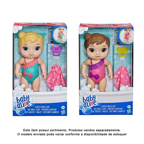 Imagem de Boneca - Baby Alive - Banhos Carinhosos - Sortida - Hasbro