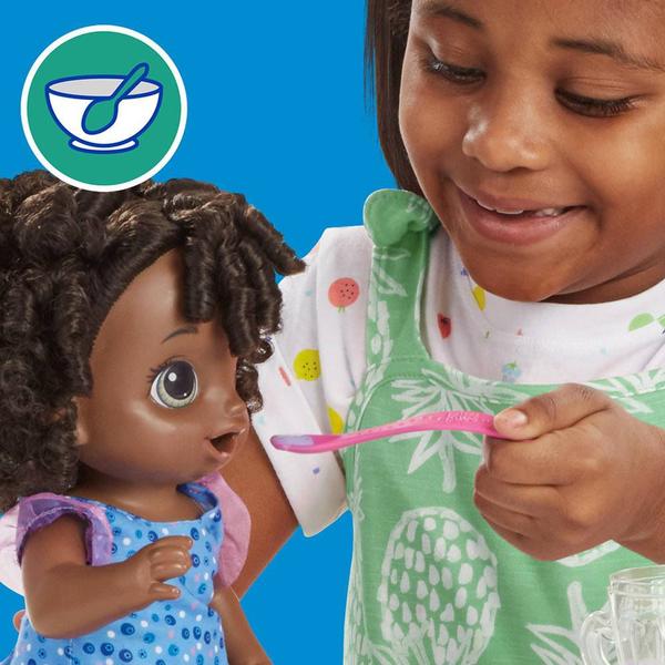 Boneca Baby Alive - Bebe Batidos Mágicos - Blueberry - 32 cm - Hasbro Imagem de Boneca Baby Alive - Bebe Batidos Mágicos - Blueberry - 32 cm - Hasbro