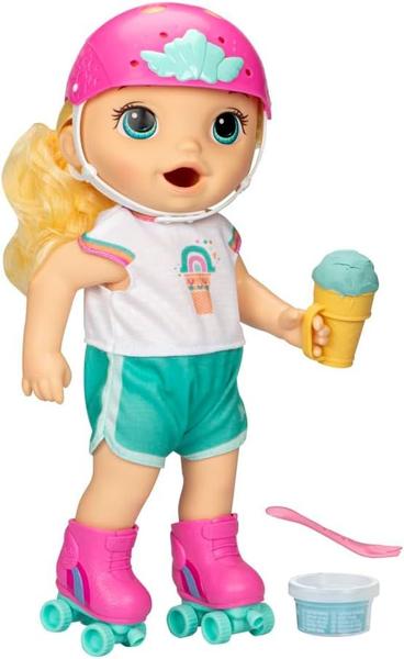 Imagem de Boneca Baby Alive Bebê com Patins Loira - Hasbro