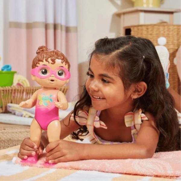 Imagem de Boneca Baby Alive Bebê Dia de Piscina Morena 26cm 3+ Hasbro