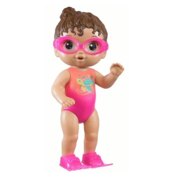 Imagem de Boneca Baby Alive Bebê Dia de Piscina Morena 26cm 3+ Hasbro