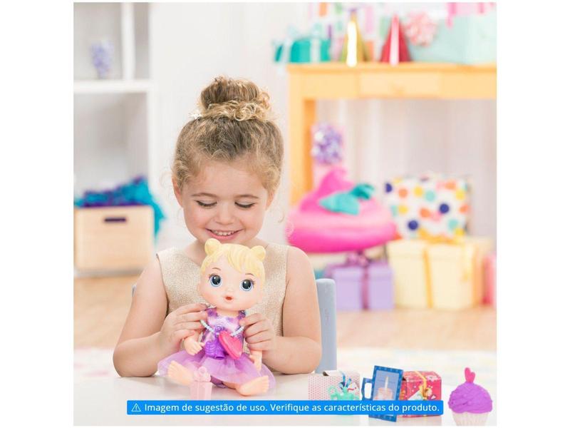 Imagem de Boneca Baby Alive Bebê Festa de Presente - com Acessórios Hasbro