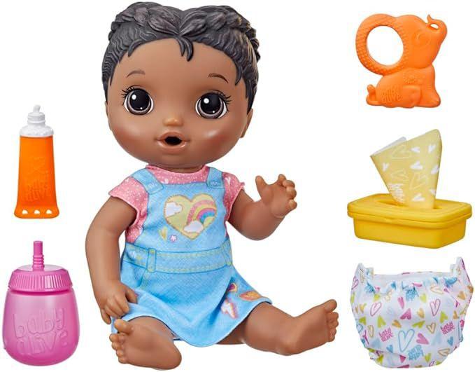 Imagem de Boneca - Baby Alive Bebe Fraldinha - Cabelos Preto - Bebe e Faz Xixi HASBRO