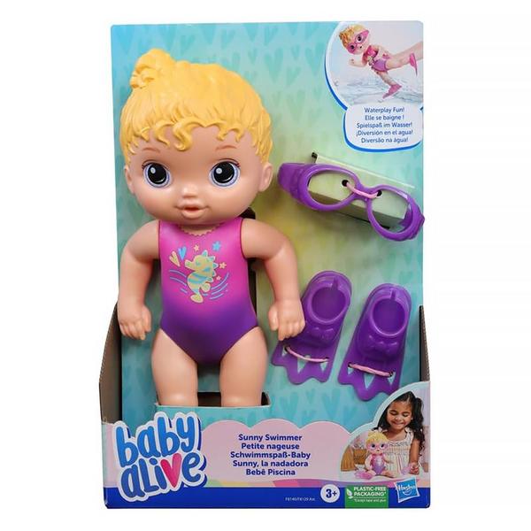 Imagem de Boneca Baby Alive Bebê Piscina Sunny Loira F8129 F8140 - Hasbro