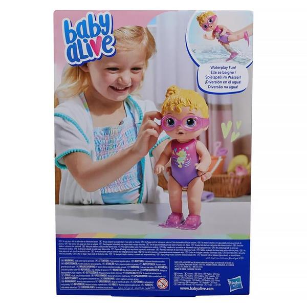 Imagem de Boneca Baby Alive Bebê Piscina Sunny Loira F8129 F8140 - Hasbro