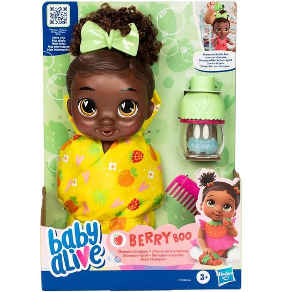 Imagem de Boneca Baby Alive Berry Boo Bebê Shampoo Hasbro