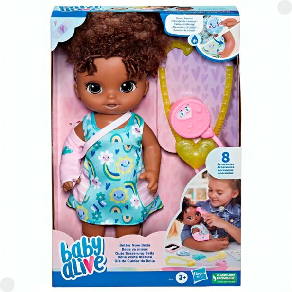 Imagem de Boneca Baby Alive Better Now C/ Acessórios F7537X - Hasbro