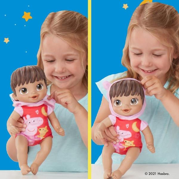 Imagem de Boneca Baby Alive Boa Noite Peppa Morena Hasbro F2388