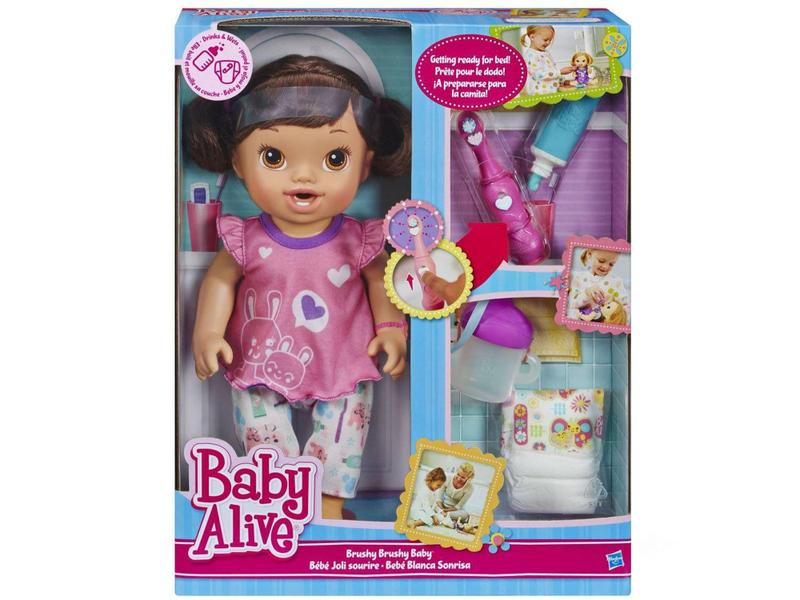 Imagem de Boneca Baby Alive Bons Sonhos Morena c/Acessórios  - Hasbro