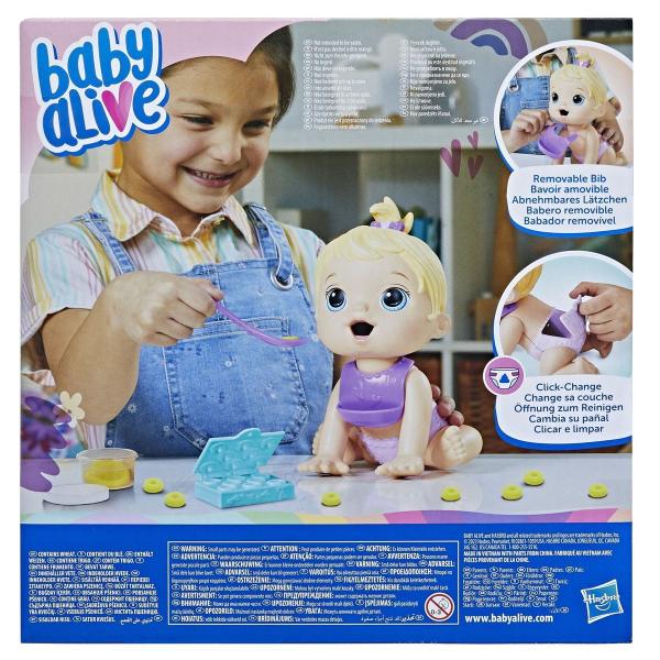 Imagem de Boneca Baby Alive c/ Acessórios - Hora da Papinha - 20 cm - Hasbro